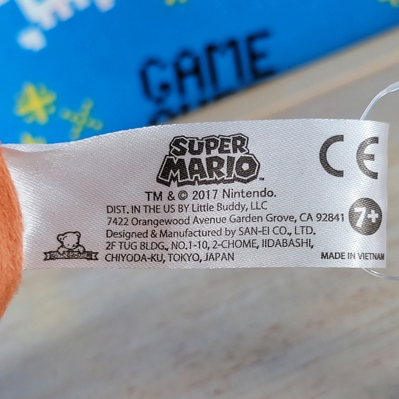 Super Mario All Star Collection Goomba 5" #12 Nintendo Little Buddy Plush NWT - Picture 8 of 12